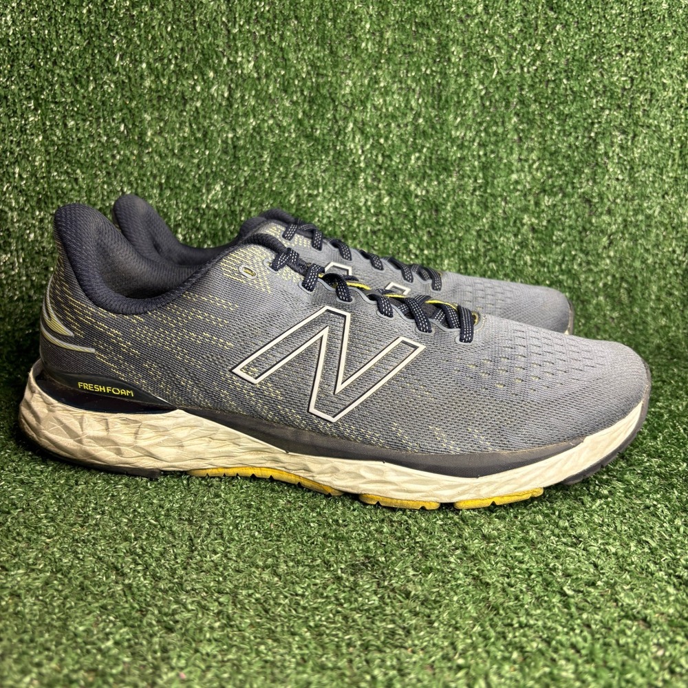 New Balance Fresh Foam 880v11 Running Breathable Athletic Sneakers Grey Mens 13‎